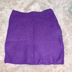 Purple Pencil Skirt